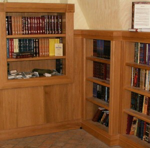 Custom Built-in Bookcases for Synagogue